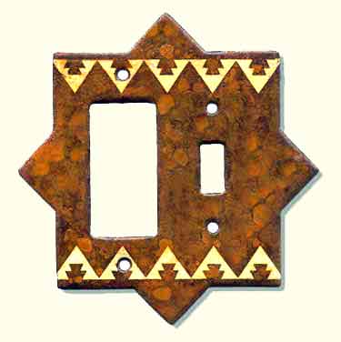 Large photo of rustic switch plate #FCR